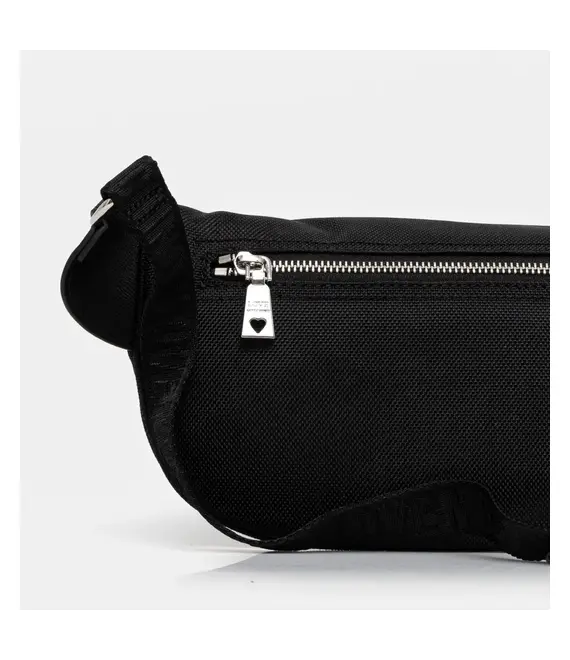 Τσάντα φάκελος Love Moschino χρώμα: μαύρο, JC4203PP1