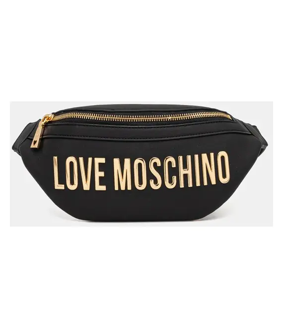 Τσάντα φάκελος Love Moschino χρώμα: μαύρο, JC4195PP1