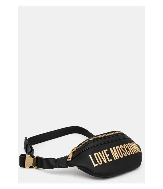 Τσάντα φάκελος Love Moschino χρώμα: μαύρο, JC4195PP1