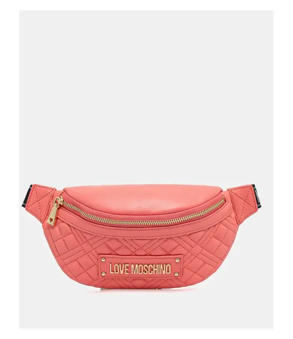 Τσάντα φάκελος Love Moschino χρώμα: πορτοκαλί, JC4003PP1
