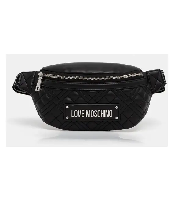 Τσάντα φάκελος Love Moschino χρώμα: μαύρο, JC4003PP1