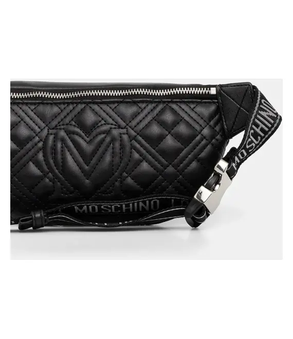 Τσάντα φάκελος Love Moschino χρώμα: μαύρο, JC4003PP1