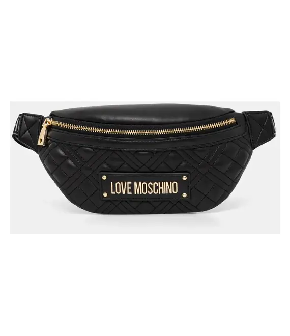 Τσάντα φάκελος Love Moschino χρώμα: μαύρο, JC4003PP1