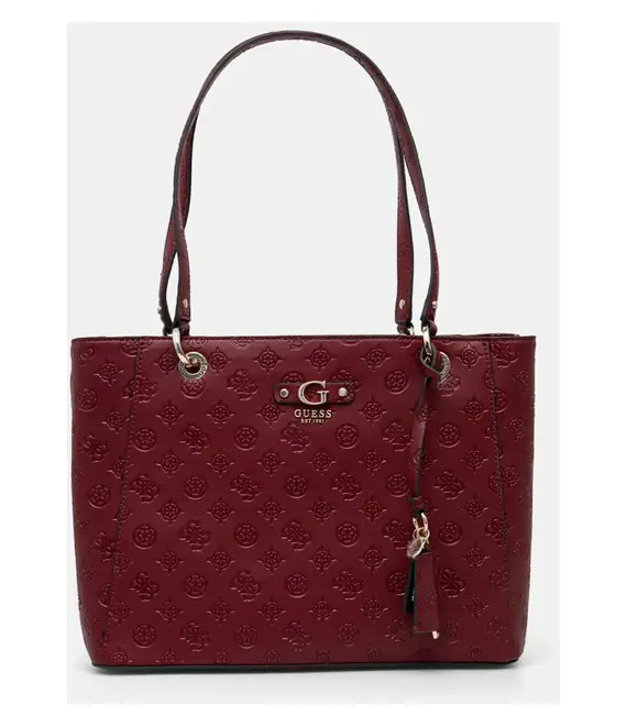 Τσάντα Guess GERTY χρώμα: κόκκινο, HWPD95 29250