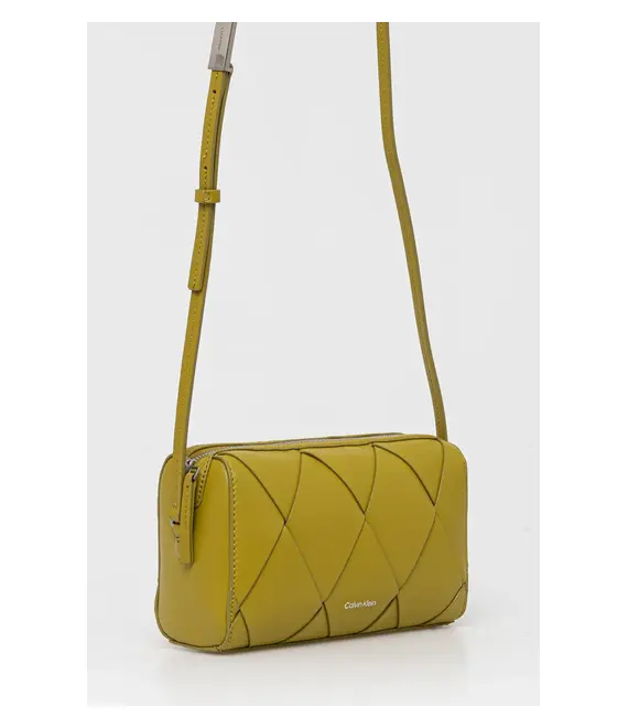 Τσάντα Calvin Klein χρώμα: πράσινο, K60K613002