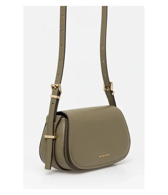 Δερμάτινη τσάντα MICHAEL Michael Kors χρώμα: πράσινο, 32S5GL0C1L