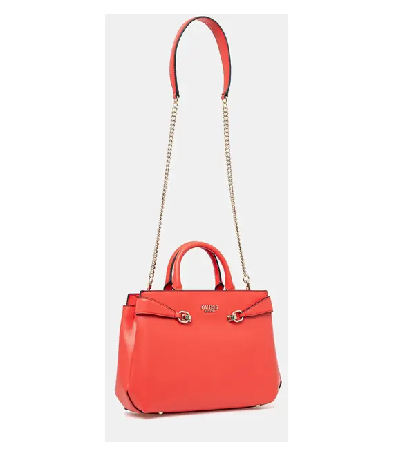 Τσάντα Guess LORELEI χρώμα: πορτοκαλί, HWVG96 39060
