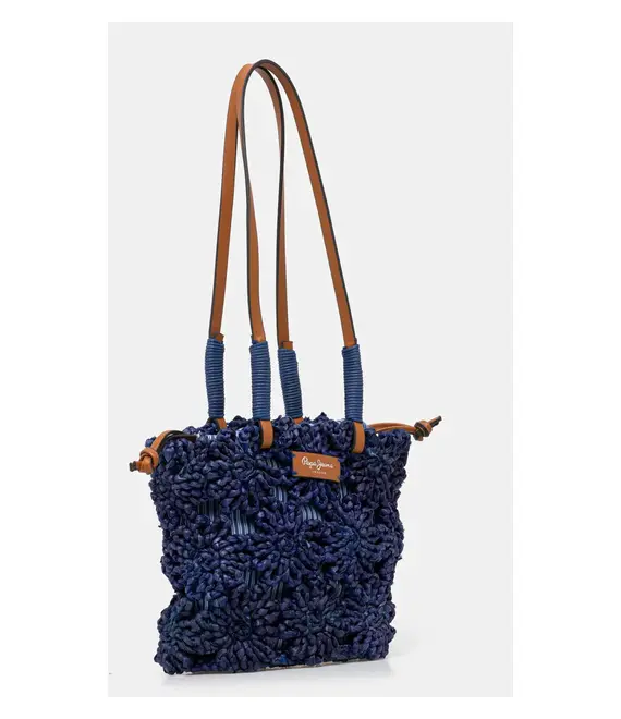 Τσάντα παραλίας Pepe Jeans GINA SUNRISE χρώμα: ναυτικό μπλε, PL031614