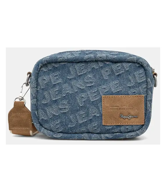 Τσάντα Pepe Jeans BRIANAE DENIM χρώμα: μπλε, PL031629 Τσάντα Pepe Jeans BRIANAE DENIM χρώμα: μπλε, PL031629