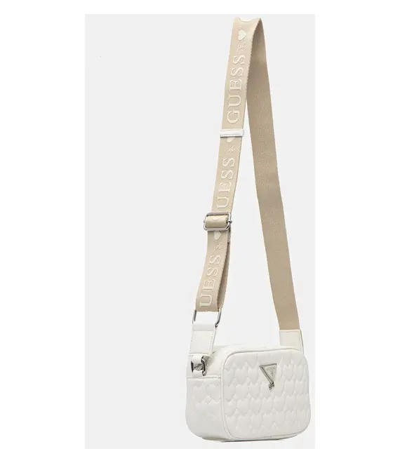 Τσάντα Guess χρώμα: άσπρο, J5GZ22 WGCT0