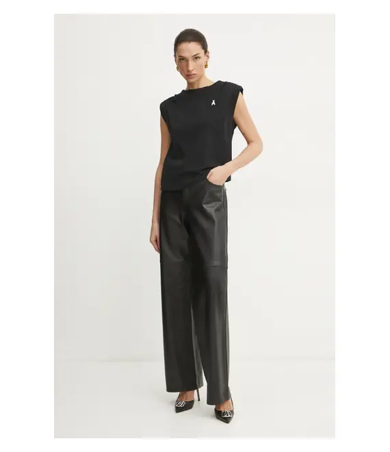 Top Patrizia Pepe χρώμα: μαύρο, 8M1685 J265