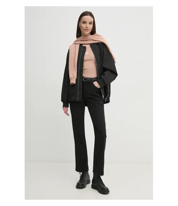 Top Calvin Klein Jeans χρώμα: πορτοκαλί, J20J224762