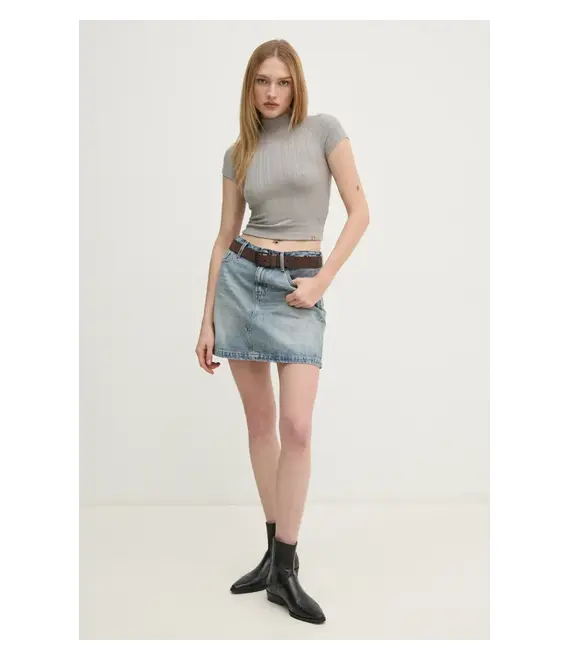 Μπλουζάκι Calvin Klein Jeans χρώμα: γκρι, J20J225017