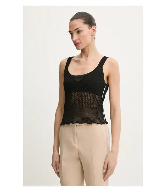 Top Pinko χρώμα: μαύρο, 104642 A2EB