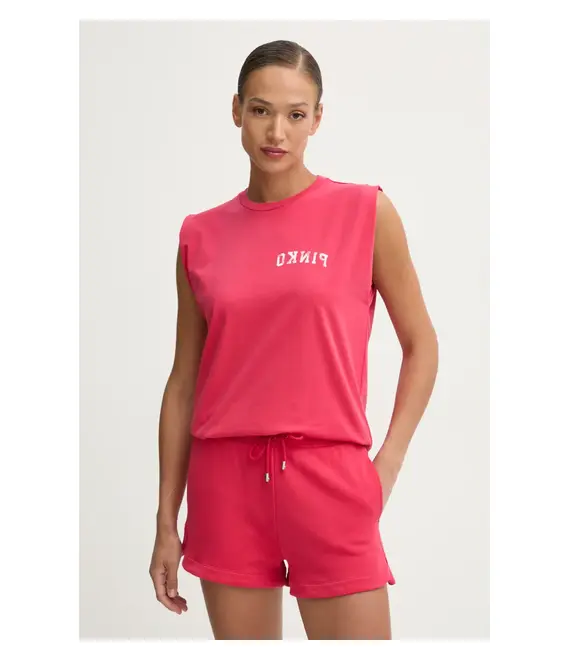 Βαμβακερό τοπ Pinko χρώμα: κόκκινο, 104268 A2C0