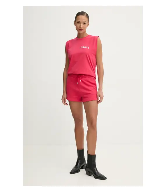 Βαμβακερό τοπ Pinko χρώμα: κόκκινο, 104268 A2C0