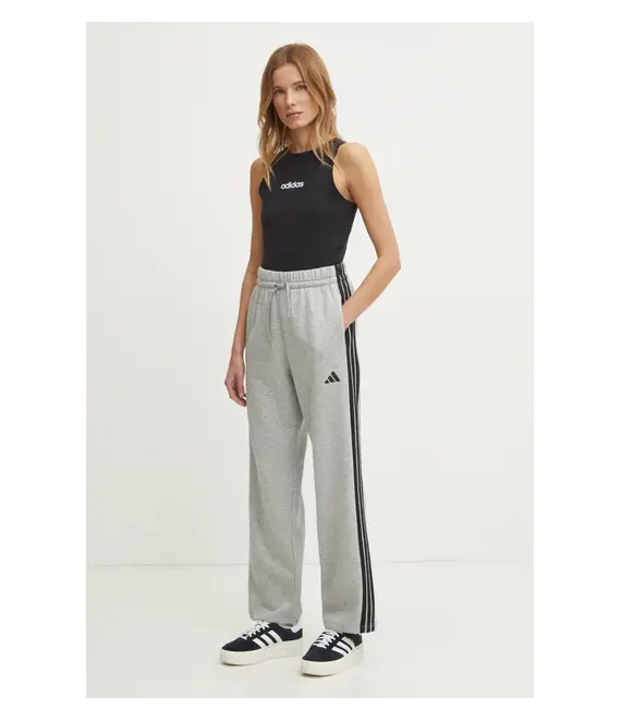 Top adidas Essentials Linear χρώμα: μαύρο, JC5798