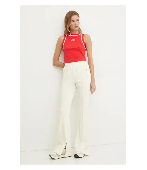 Top adidas W CB Color Pop χρώμα: κόκκινο, JG4181