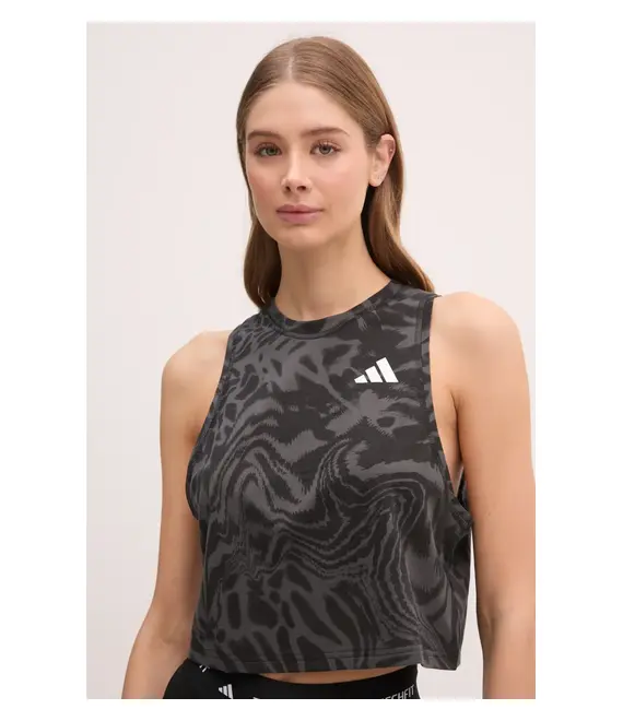 Τοπ προπόνησης adidas Performance Train Essentials χρώμα: γκρι, JE6153