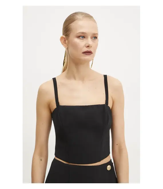 Top Guess RAISSA χρώμα: μαύρο, W5RH26 WGLO2