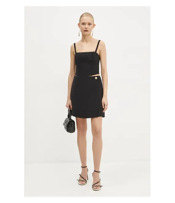 Top Guess RAISSA χρώμα: μαύρο, W5RH26 WGLO2