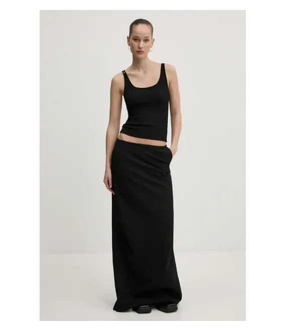Top Heliot Emil χρώμα: μαύρο, PRESS25_W_09_133_BLK01