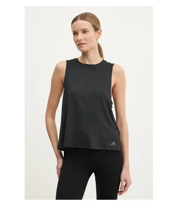 Τοπ γιόγκα adidas Performance χρώμα: μαύρο, JL7795