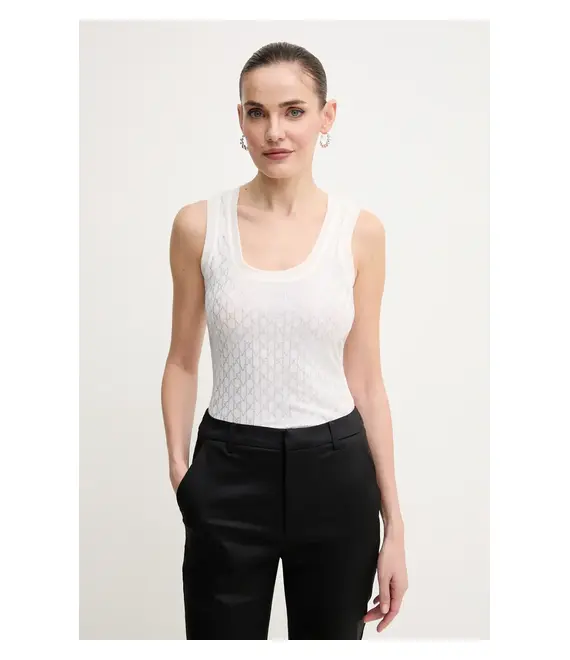Top Marciano Guess ARIA χρώμα: άσπρο, 5RGP21 6311A