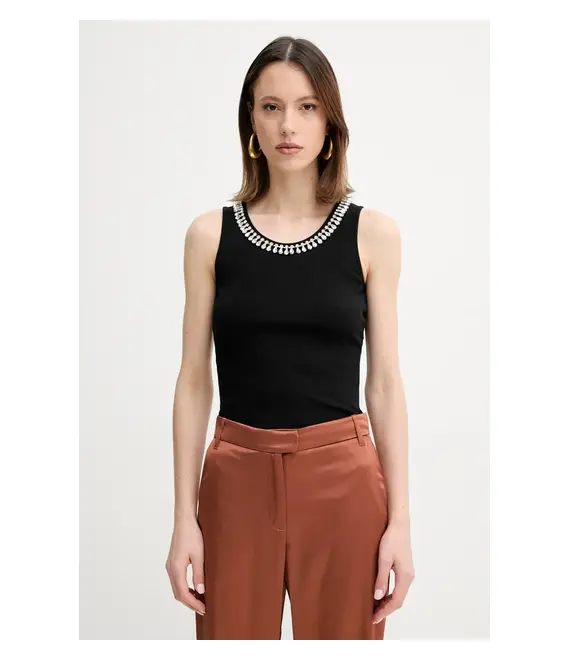 Top Marciano Guess LAURA χρώμα: μαύρο, 5RGP23 6299A