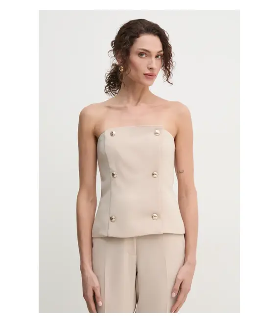 Top Marciano Guess BECKY χρώμα: μπεζ, 5RGH10 7115A