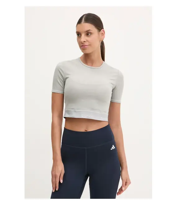 Μπλουζάκι προπόνησης Calvin Klein Performance χρώμα: γκρι, LVGWS5K144
