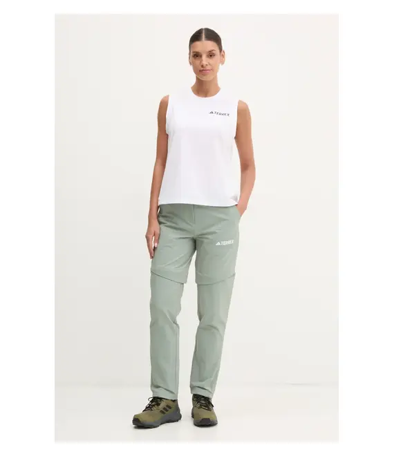 Αθλητικό top adidas TERREX Multi γυναικείο, χρώμα: άσπρο, JE0358