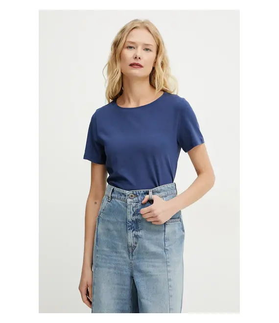 Μπλουζάκι Weekend Max Mara χρώμα: ναυτικό μπλε, 2515971022600