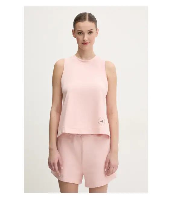 Top adidas by Stella McCartney χρώμα: ροζ, JI5177