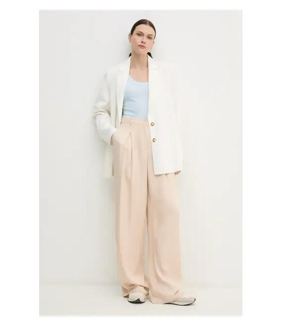 Βαμβακερό τοπ United Colors of Benetton χρώμα: μπλε, 3GA2DH010