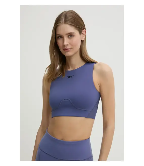 Τοπ προπόνησης Reebok LUX Collection χρώμα: μοβ, 100214320