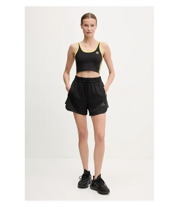 Top adidas Originals 3-Stripes χρώμα: μαύρο, JP2292