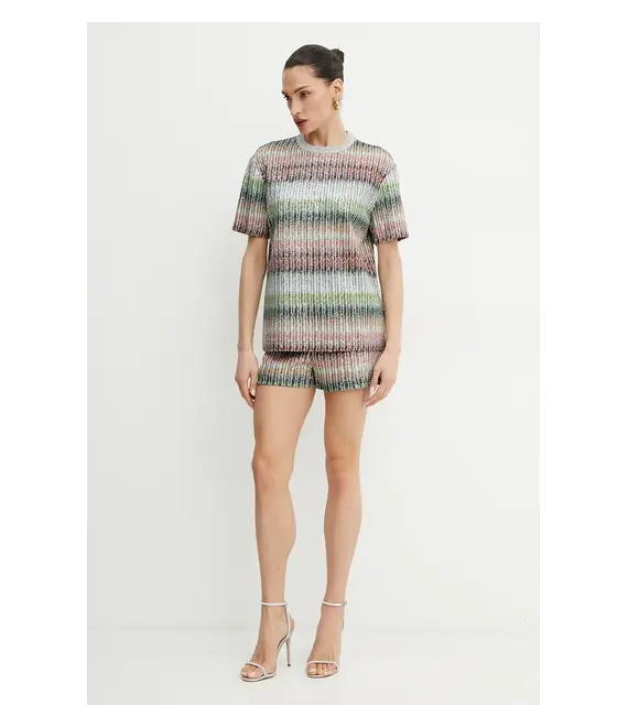 Μπλουζάκι Missoni χρώμα: γκρι, DS25SL04.BC0051