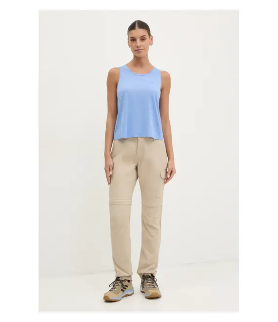Αθλητικό top Fjallraven Abisko Lite γυναικείο, χρώμα: μπλε, F14600201