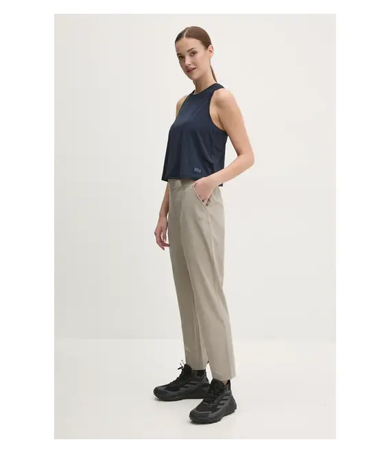 Αθλητικό top Helly Hansen Ocean Cropped γυναικείο, χρώμα: ναυτικό μπλε, 34269