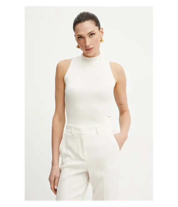 Top Guess PRISCILLA χρώμα: μπεζ, W4BP57 KCNV2