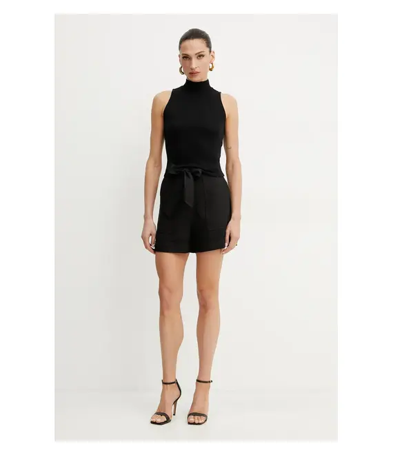 Top Guess PRISCILLA χρώμα: μαύρο, W4BP57 KCNV2