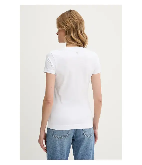 Μπλουζάκι Guess χρώμα: άσπρο, W5GI08 J1314