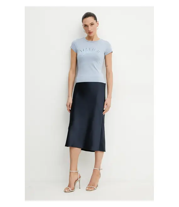 Μπλουζάκι Guess χρώμα: μπλε, W5GI52 K49A1