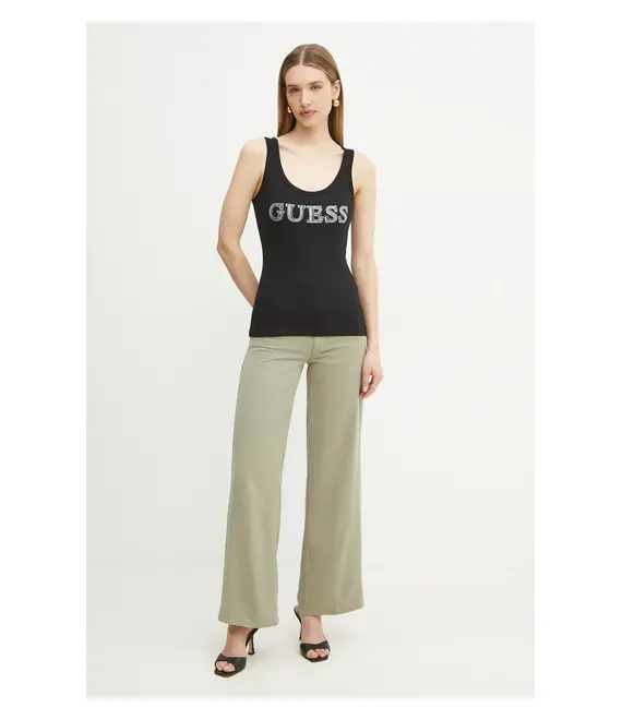 Top Guess χρώμα: μαύρο, W5GP29 KA0H1