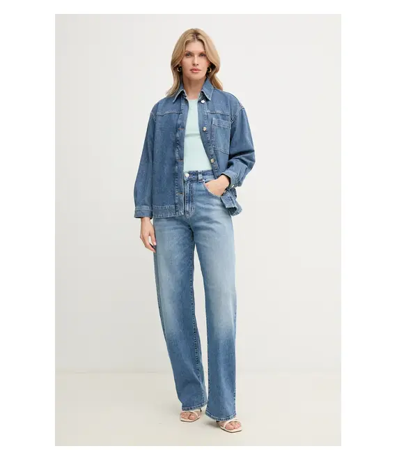 Top Guess GUENDALINA χρώμα: μπλε, W5GP57 KCV52