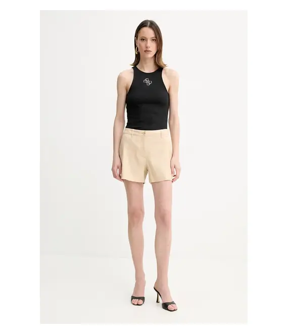 Top Guess GUENDALINA χρώμα: μαύρο, W5GP57 KCV52
