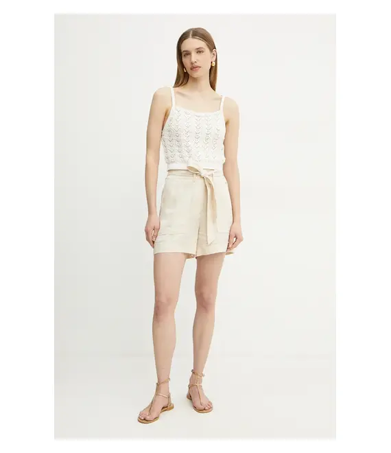 Top Guess RUTH χρώμα: μπεζ, W5GR42 Z3C71