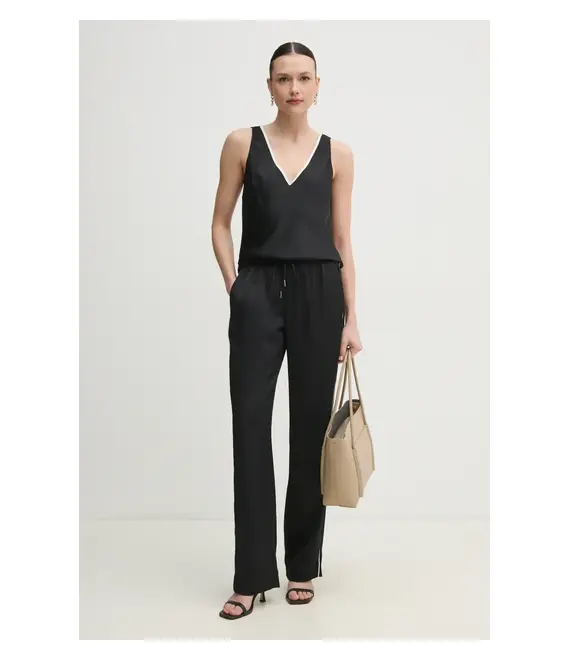 Top Calvin Klein χρώμα: μαύρο, K20K208185