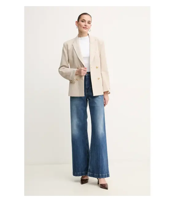 Βαμβακερό τοπ Calvin Klein χρώμα: άσπρο, K20K208422